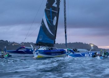 Voile : le trimaran Macif termine 2e de Brest Atlantiques