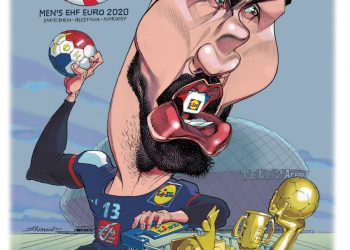 Le dessin du mois : Nikola Karabatic