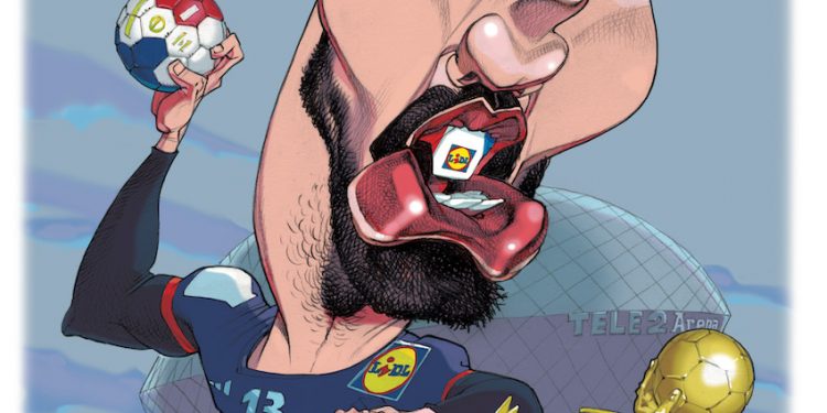 Le dessin du mois : Nikola Karabatic