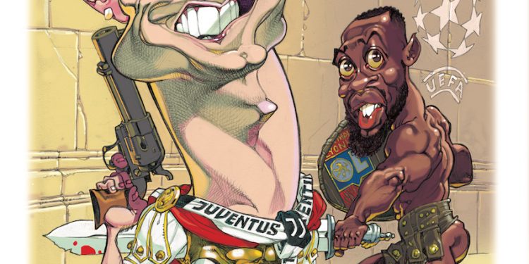 Le dessin du mois : Cristiano Ronaldo et Moussa Dembele