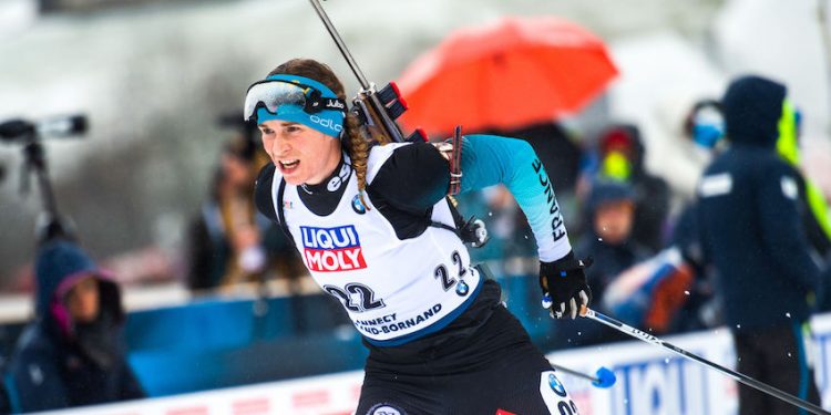 La flamme olympique à la Station des Rousses