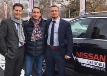 Nissan Groupe Maurin et le FC Grenoble Rugby main dans la main