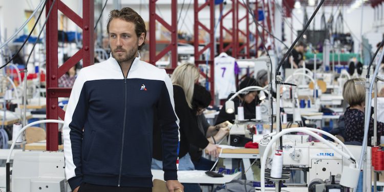Lucas Pouille nouvel ambassadeur du Coq Sportif