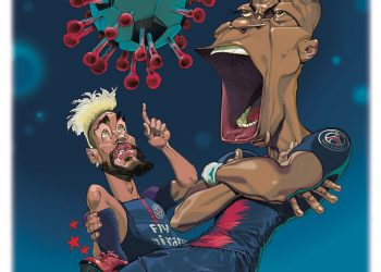 Le dessin du mois : Neymar et Mbappé face au coronavirus