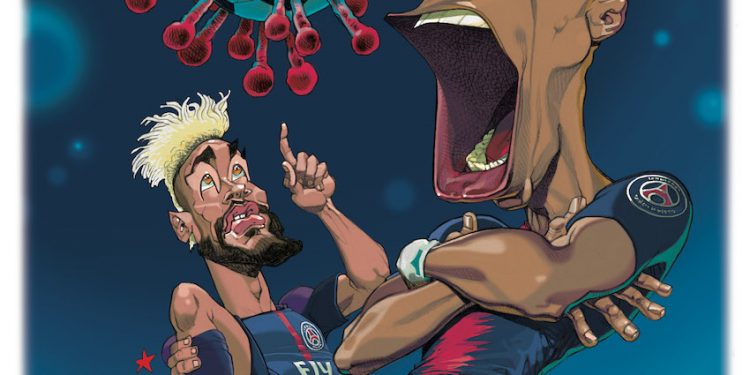 Le dessin du mois : Neymar et Mbappé face au coronavirus