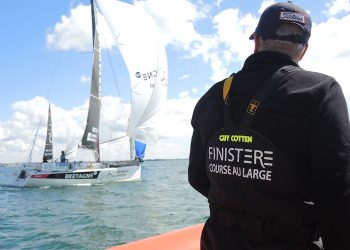 Les skippers retrouvent la mer au Pôle Finistère course au large