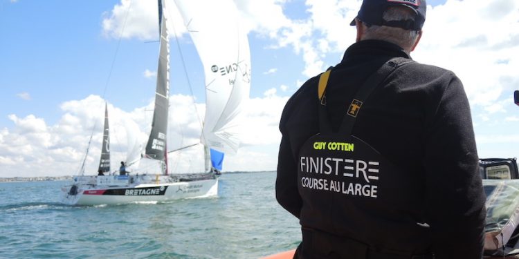 Les skippers retrouvent la mer au Pôle Finistère course au large