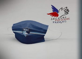Football : Le Havre propose ses masques lavables