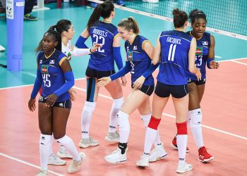 L’équipe de France féminine de volley en stage à Dinard