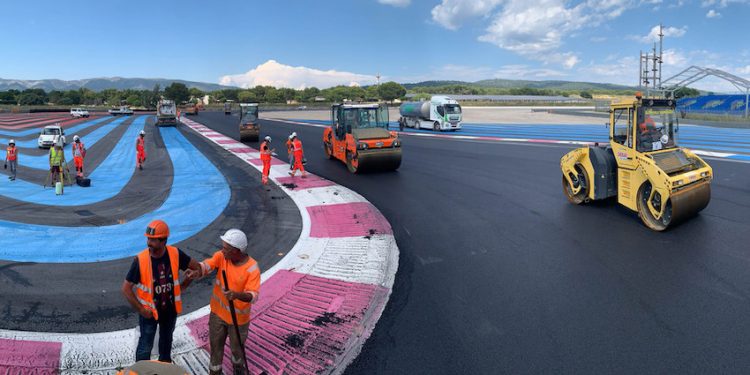 La piste du Circuit Paul Ricard refaite à neuf