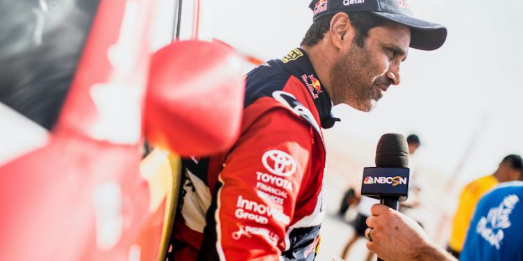 Nasser Al Attiyah au départ du 20e Rallye Castine Terre d’Occitanie