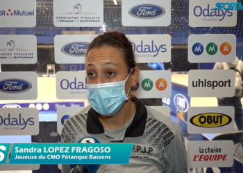 Coupe de France de pétanque 2020 : Sandra Lopez Fragoso (Bassens)