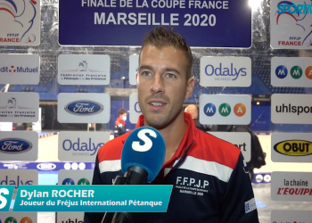 Coupe de France de pétanque 2020 : Dylan Rocher (Fréjus)