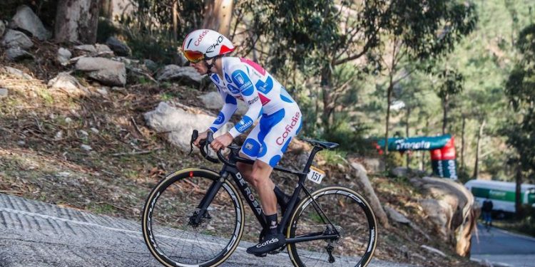 Guillaume Martin, maillot à pois de la Vuelta 2020