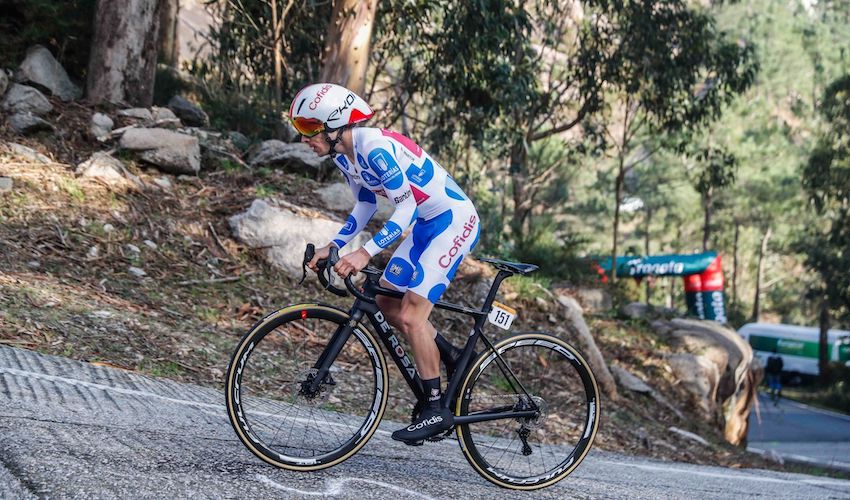 Guillaume Martin, maillot à pois de la Vuelta 2020