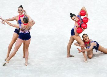 Gymnastique rythmique : L’équipe de France retrouve la compétition