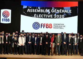Le nouveau bureau de la Fédération Française de Basketball