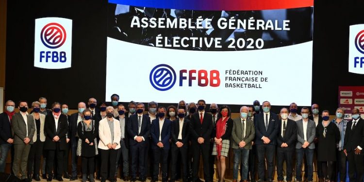 Le nouveau bureau de la Fédération Française de Basketball