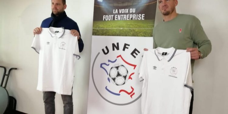 Mathieu Bodmer et Nicolas Douchez, parrains de l’Union nationale du football entreprise