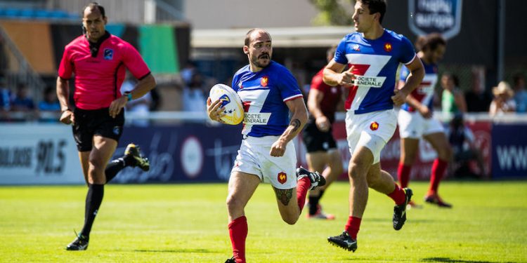 L’équipe de France masculine de rugby à 7 à Canet-en-Roussillon