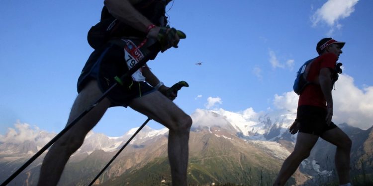 Les championnats de France de marche nordique dans le Vercors