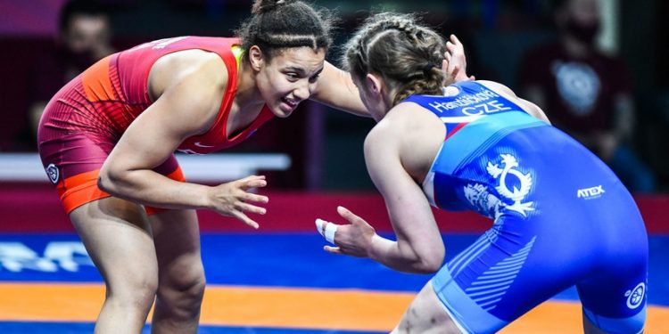 Lutte : Koumba Larroque championne d’Europe