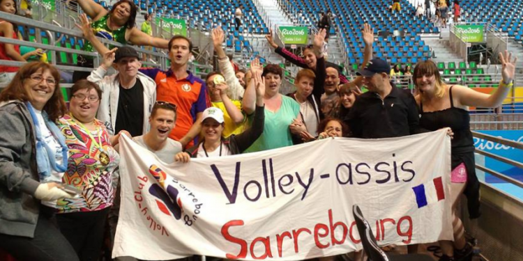 A Sarrebourg, le volley-assis pour vivre ensemble