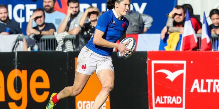 Rugby : Jessy Trémoulière à fond derrière Haut-Lignon Terres de Jeux 2024