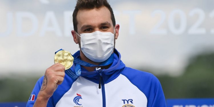 Natation : Axel Reymond voit triple