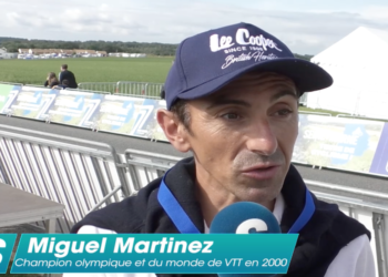 Miguel Martinez, champion olympique et du monde de VTT en 2000