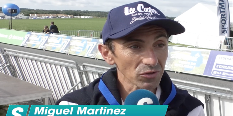 Miguel Martinez, champion olympique et du monde de VTT en 2000