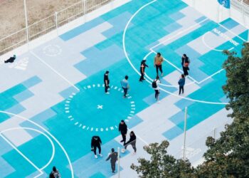 Un nouveau playground multisports à Nanterre