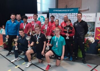 Tennis de table : L’Alliance Nîmes-Montpellier brille chez les juniors