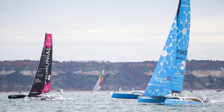 Voile : Melwin Fink remporte la première étape de la Mini-Transat