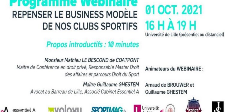 EN DIRECT : Suivez le webinaire « Repenser le business modèle de nos clubs sportifs »
