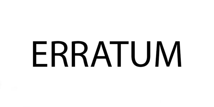 SPORTMAG – Erratum