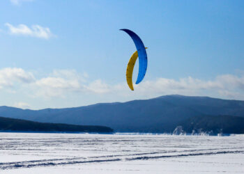 Snowkite : L’élite mondiale réunie au Col du Lautaret