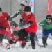 Rugby : Le snow rugby à la fête au col du Lautaret