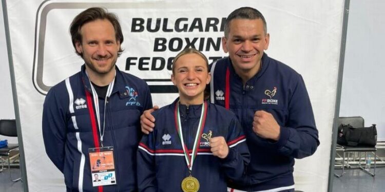 Boxe : Kaelya Mopin championne d’Europe junior
