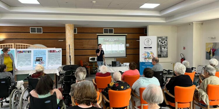 L’Olympisme se fait une place dans les Ehpad