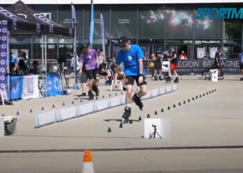 Rennes sur Roulettes : Le roller slalom, vitesse et précision