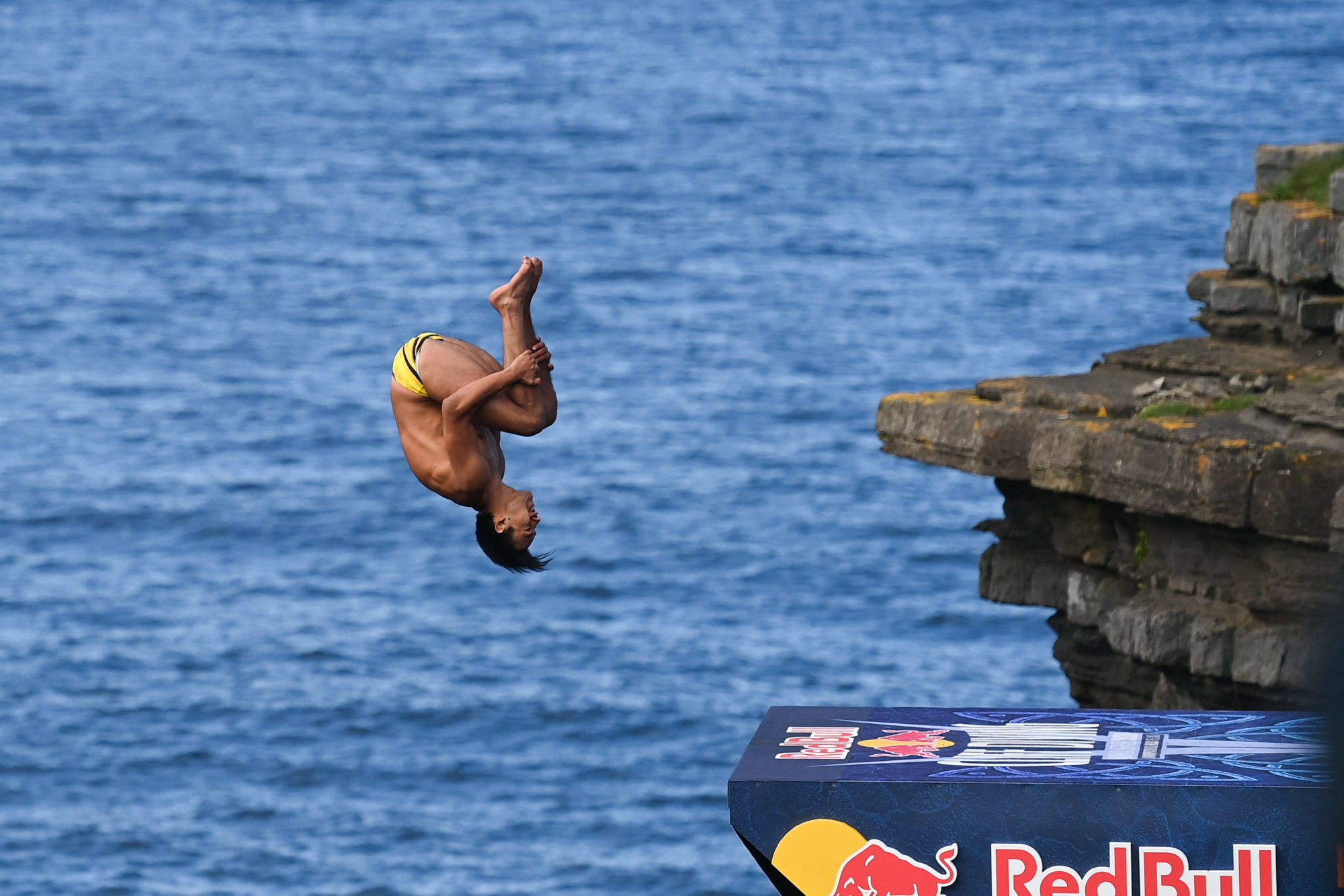 Juin 2021 : Saint-Raphaël accueille le Red Bull Cliff Diving World