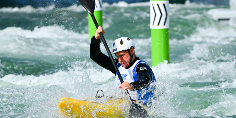 Anatole Delassus termine 2e de kayak extrême