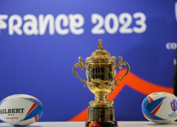 Rugby : Le train de la Coupe du Monde fait escale à Nantes