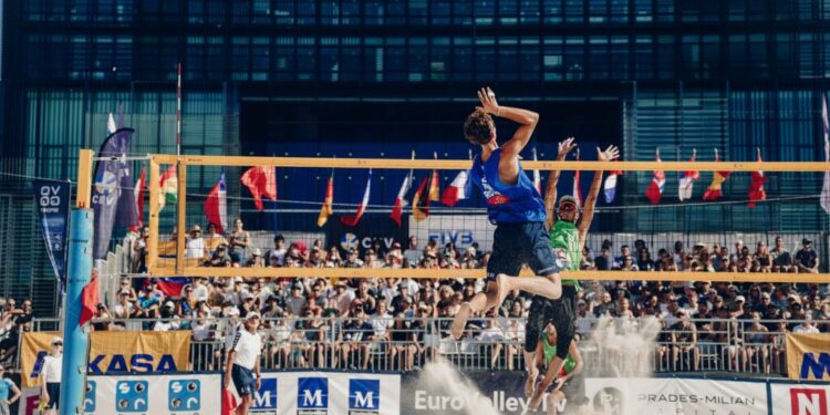 Beach-volley : Canet et Rotar en argent à Montpellier
