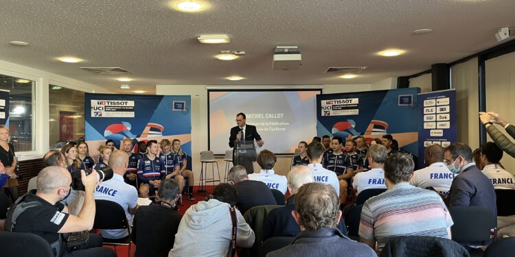 Conférence de presse Mondiaux de cyclisme sur piste