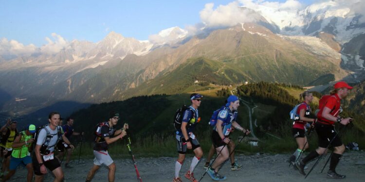 La marche nordique comme chez elle dans le Vercors