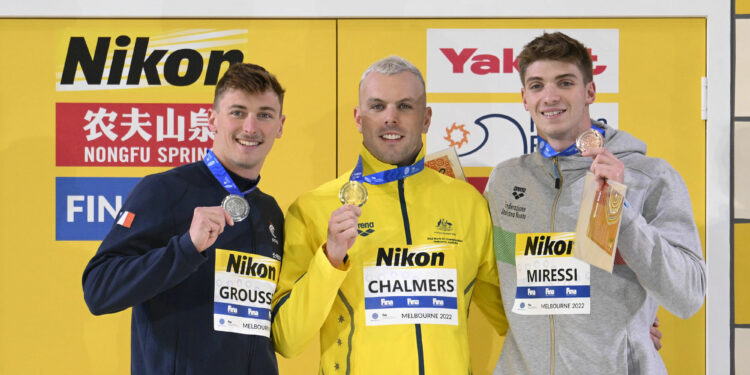 Natation : Maxime Grousset en argent