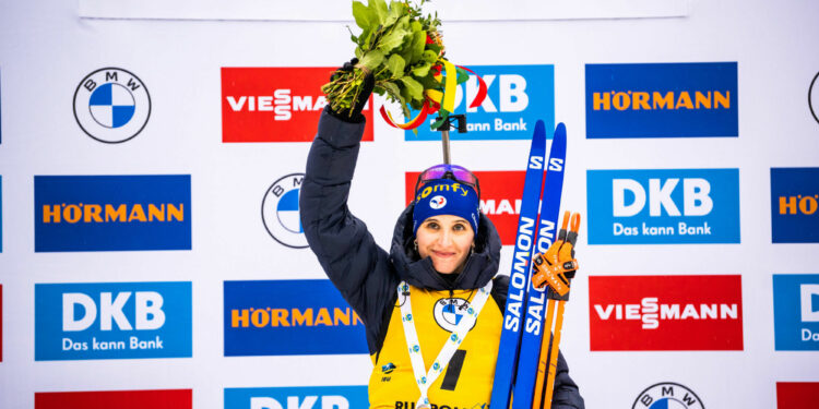 Biathlon : Julia Simon toujours au sommet à Ruhpolding