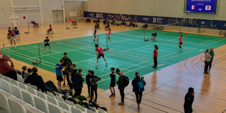 Handisport : Les Japonais du para badminton à Nantes